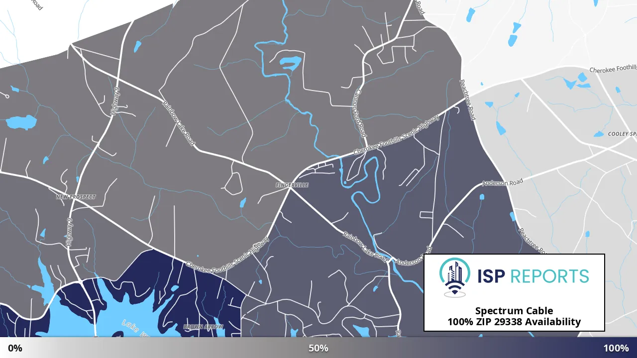 29338, SC map of internet availability