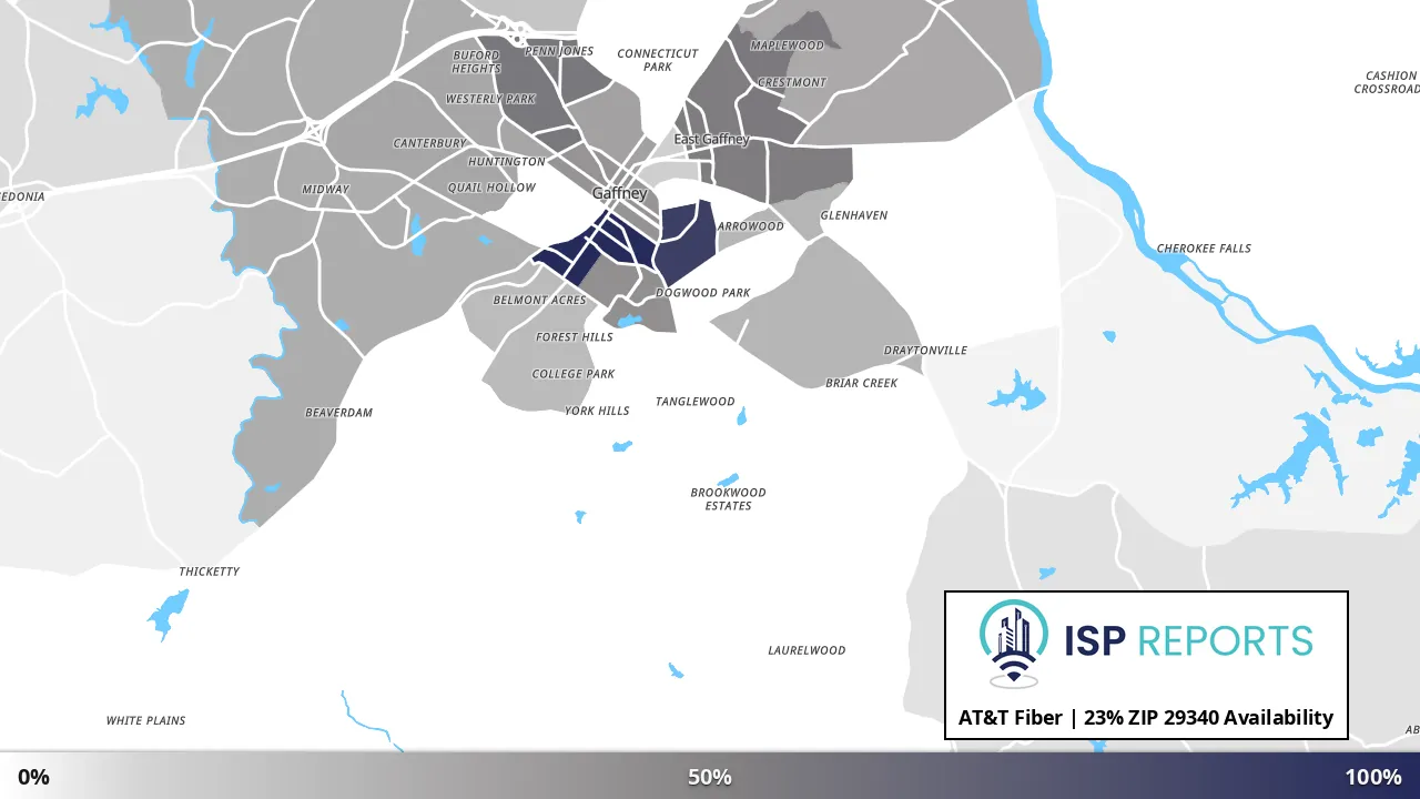 29340, SC map of internet availability