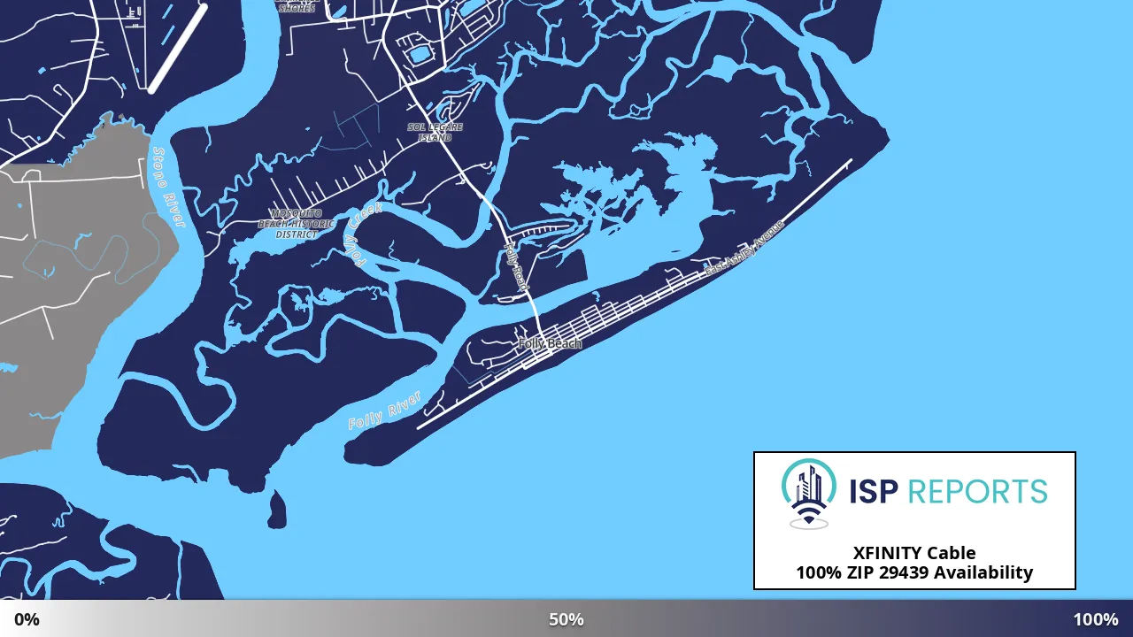 29439, SC map of internet availability