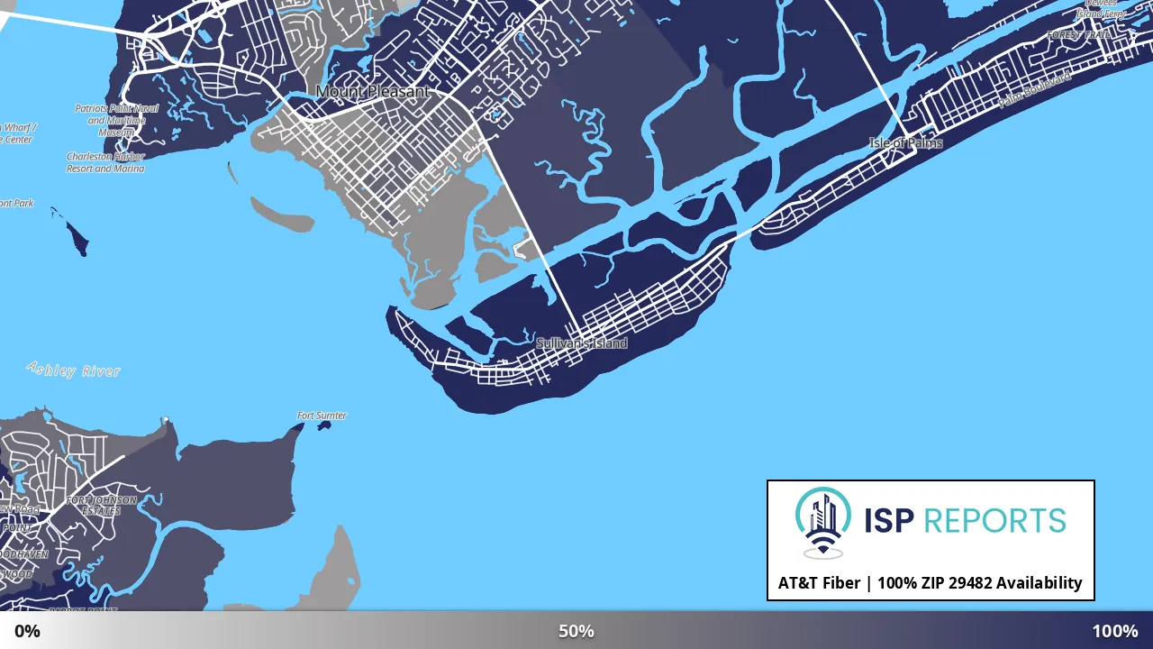 29482, SC map of internet availability