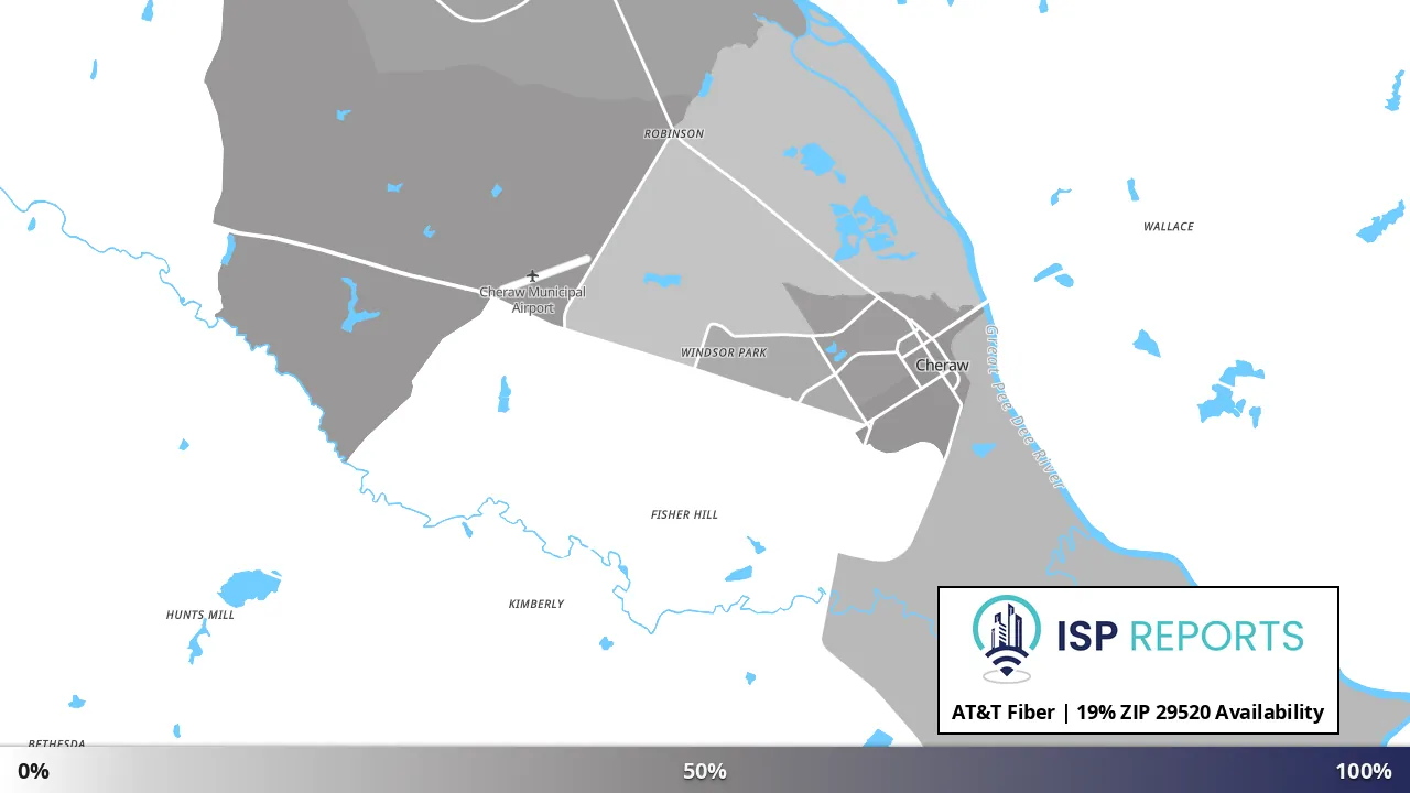 29520, SC map of internet availability
