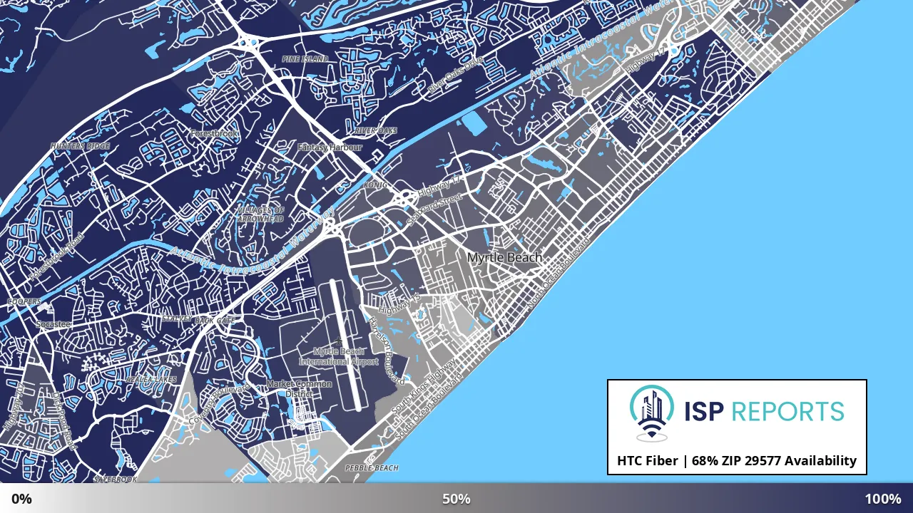 29577, SC map of internet availability