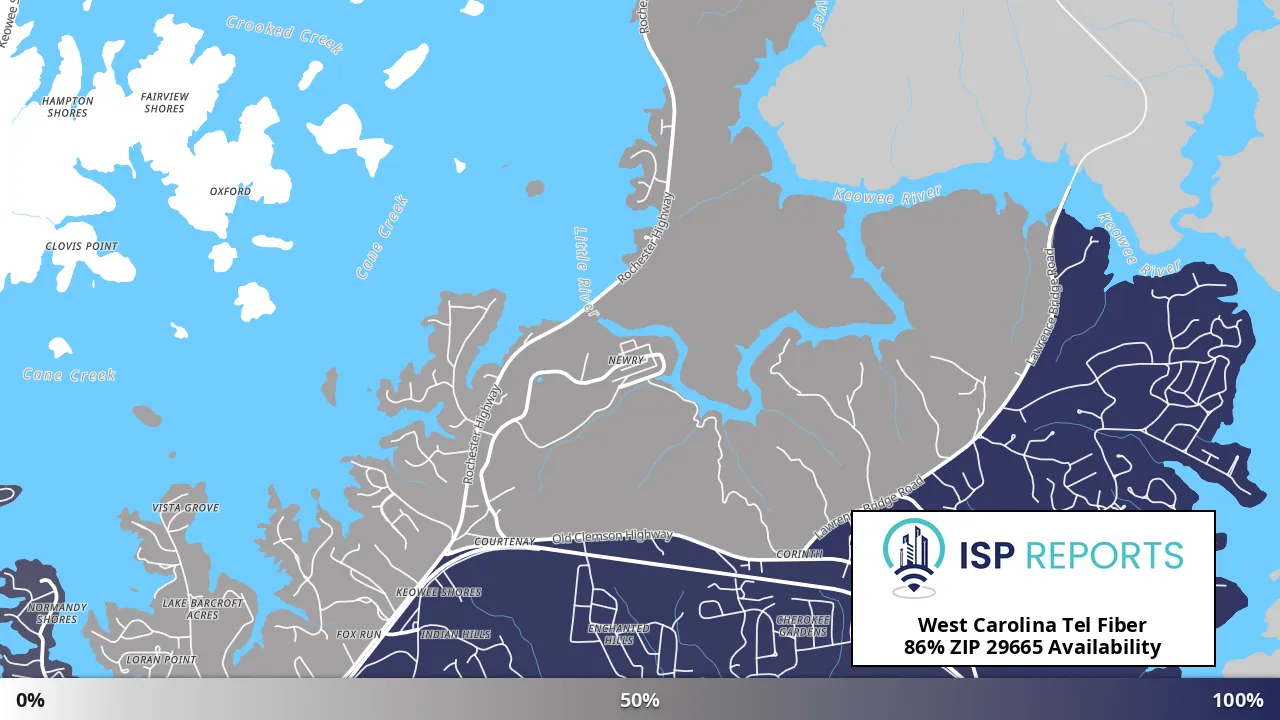 29665, SC map of internet availability