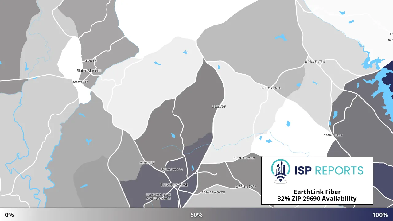 29690, SC map of internet availability