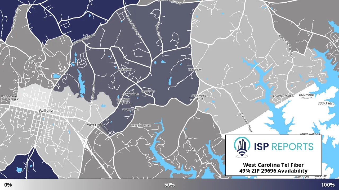 29696, SC map of internet availability