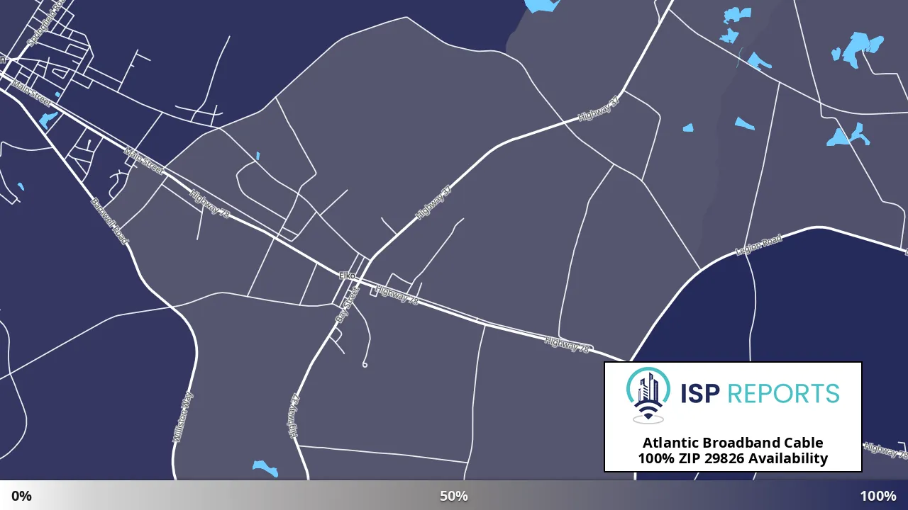 29826, SC map of internet availability
