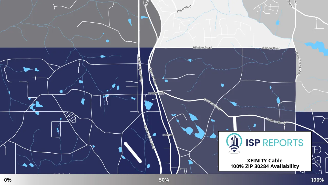 30284, GA map of internet availability