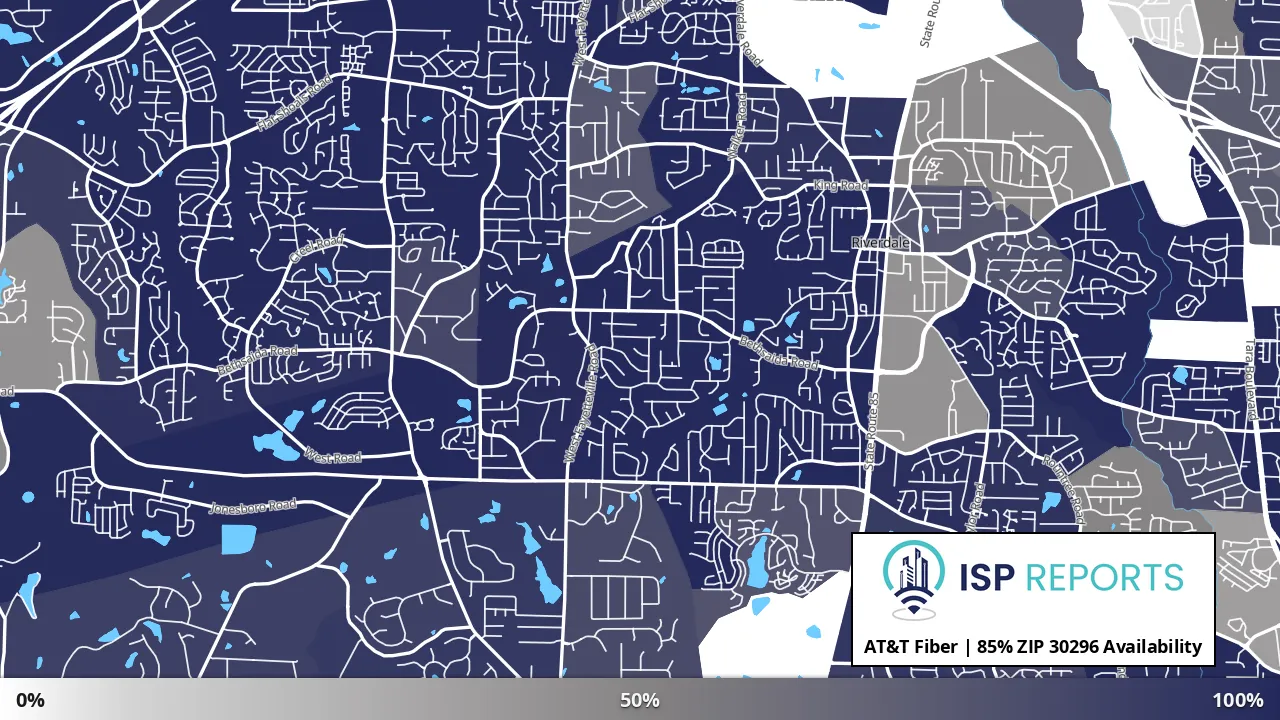 30296, GA map of internet availability