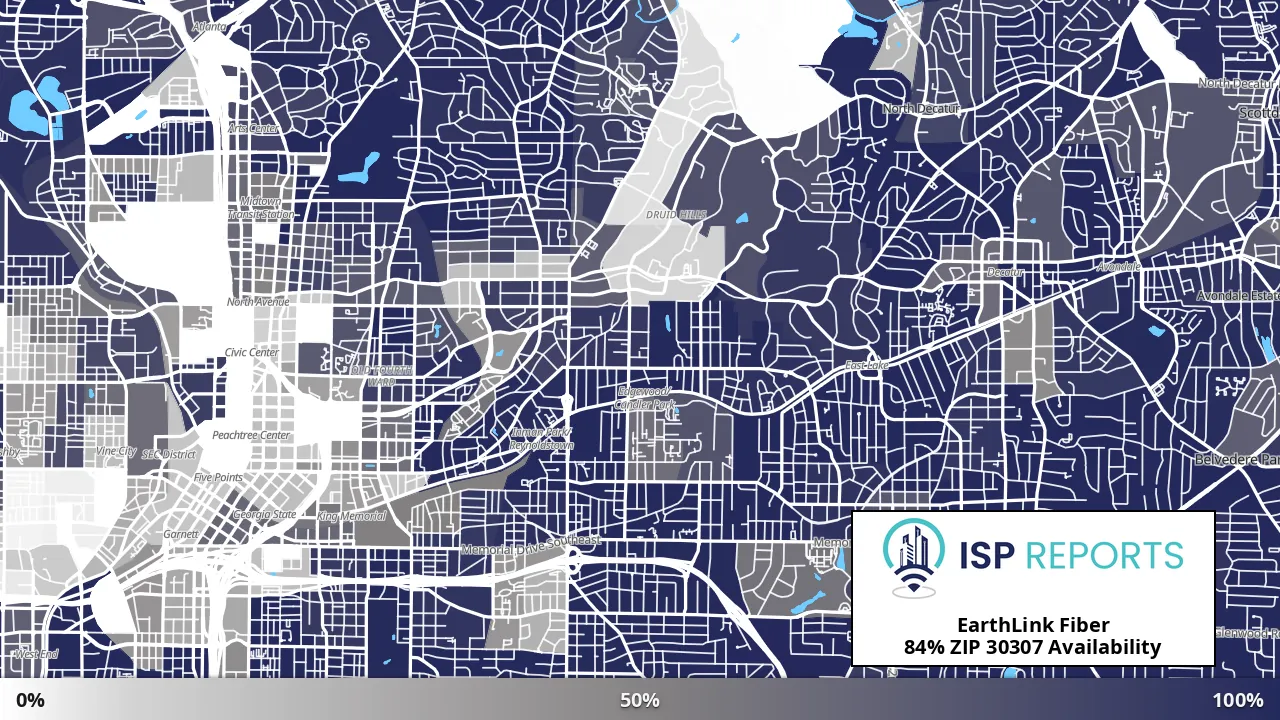 30307, GA map of internet availability