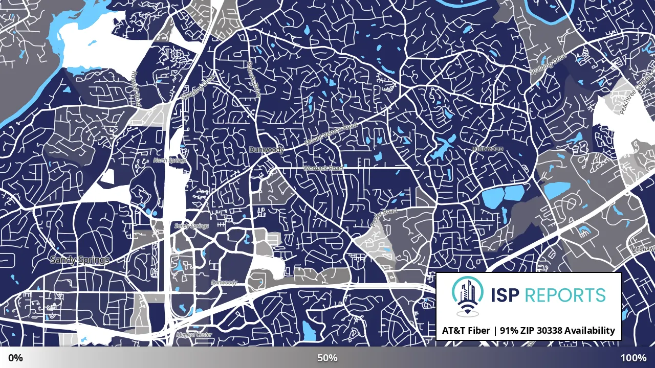 30338, GA map of internet availability