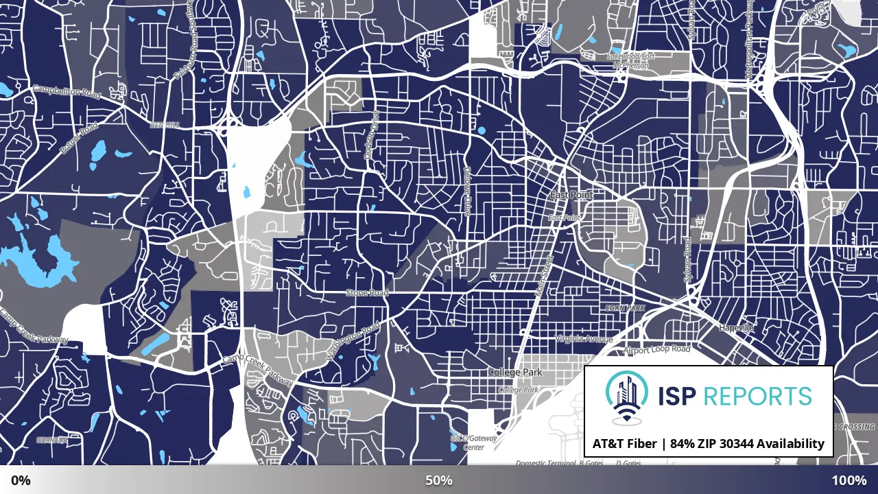 30344, GA map of internet availability