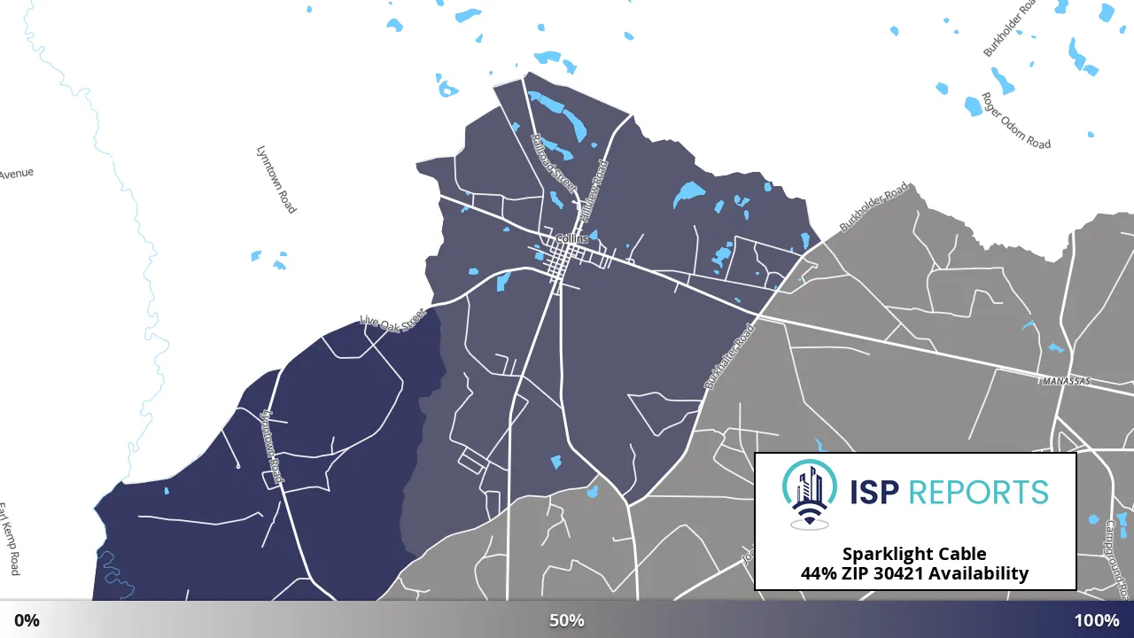 30421, GA map of internet availability