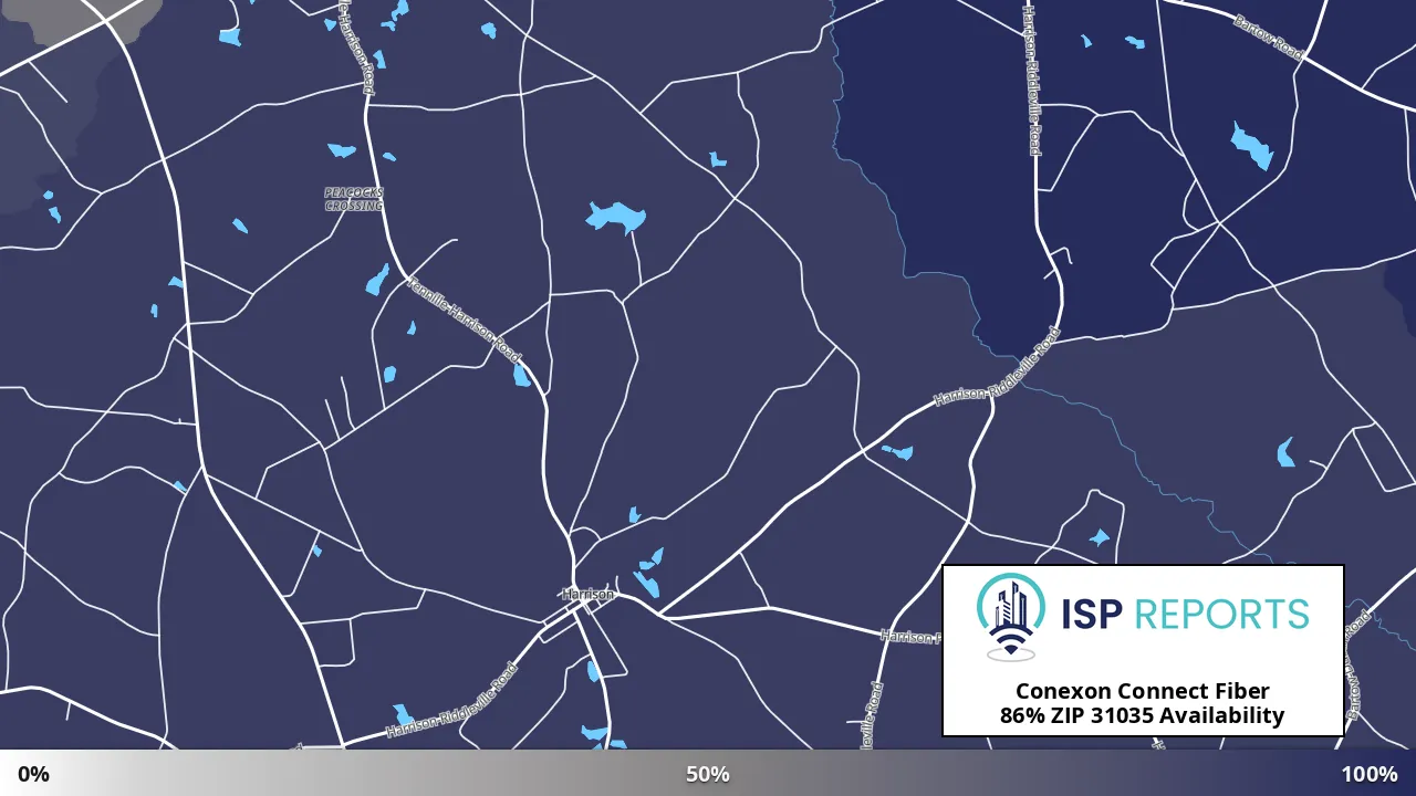31035, GA map of internet availability