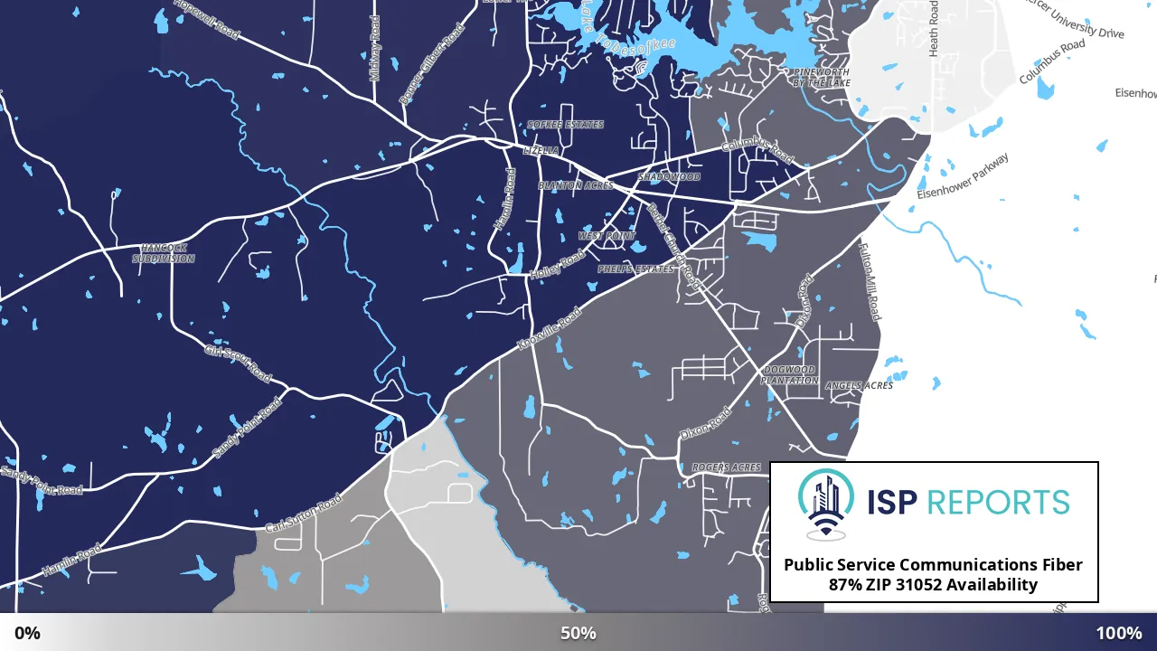 31052, GA map of internet availability