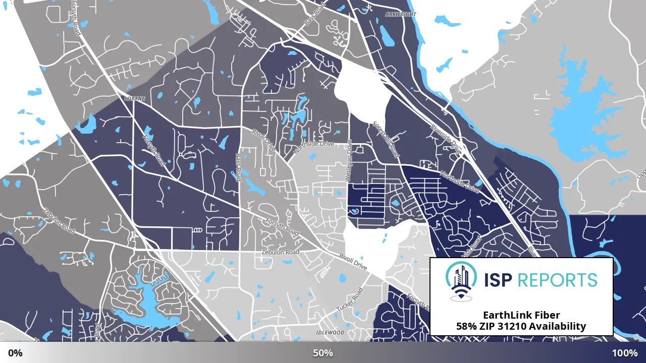 31210, GA map of internet availability