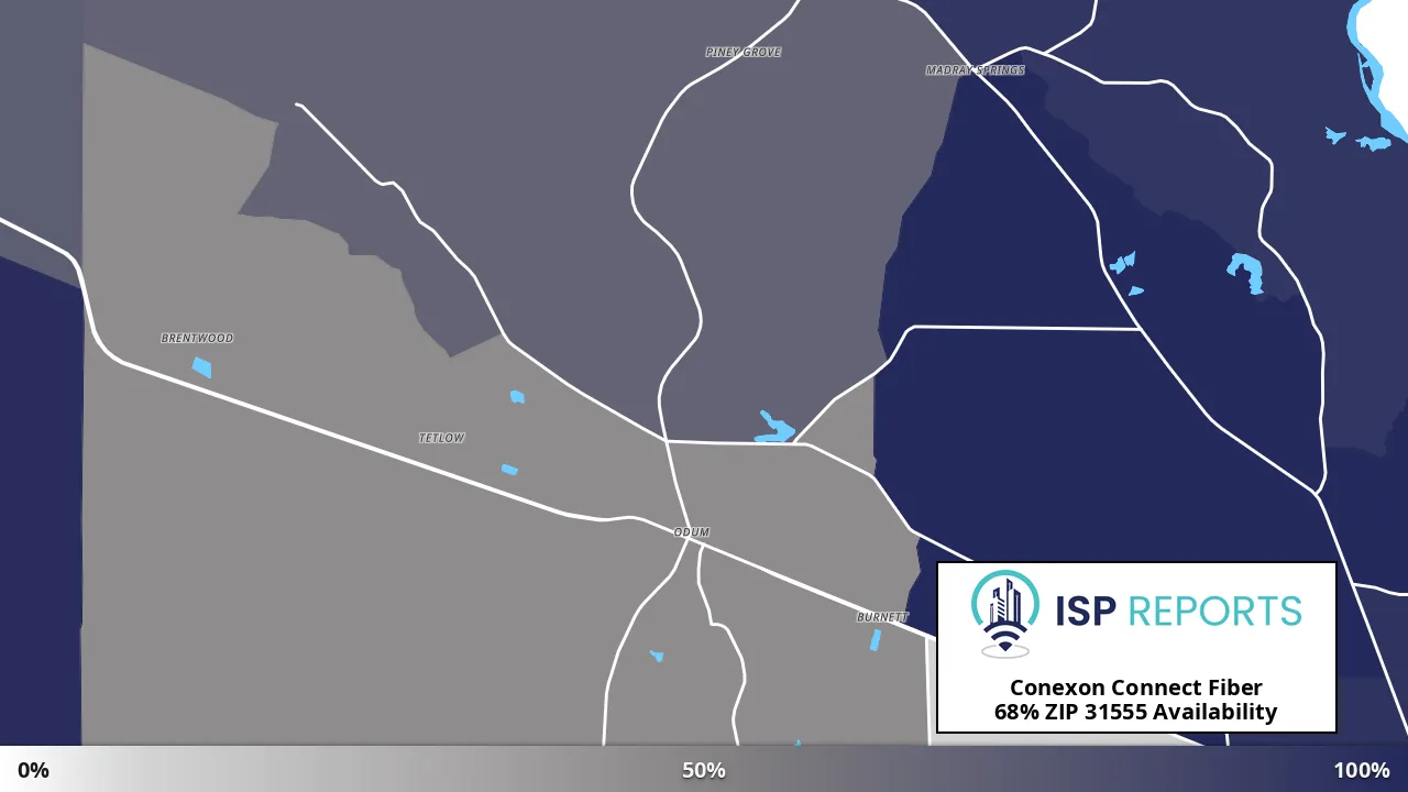 31555, GA map of internet availability