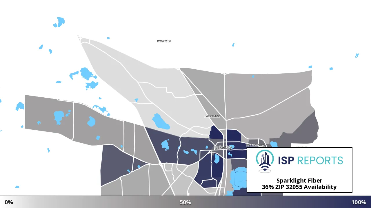 32055, FL map of internet availability