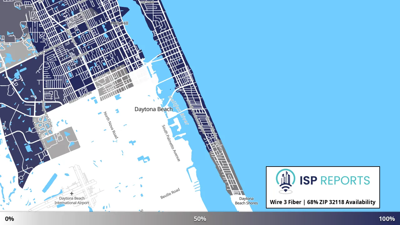 32118, FL map of internet availability