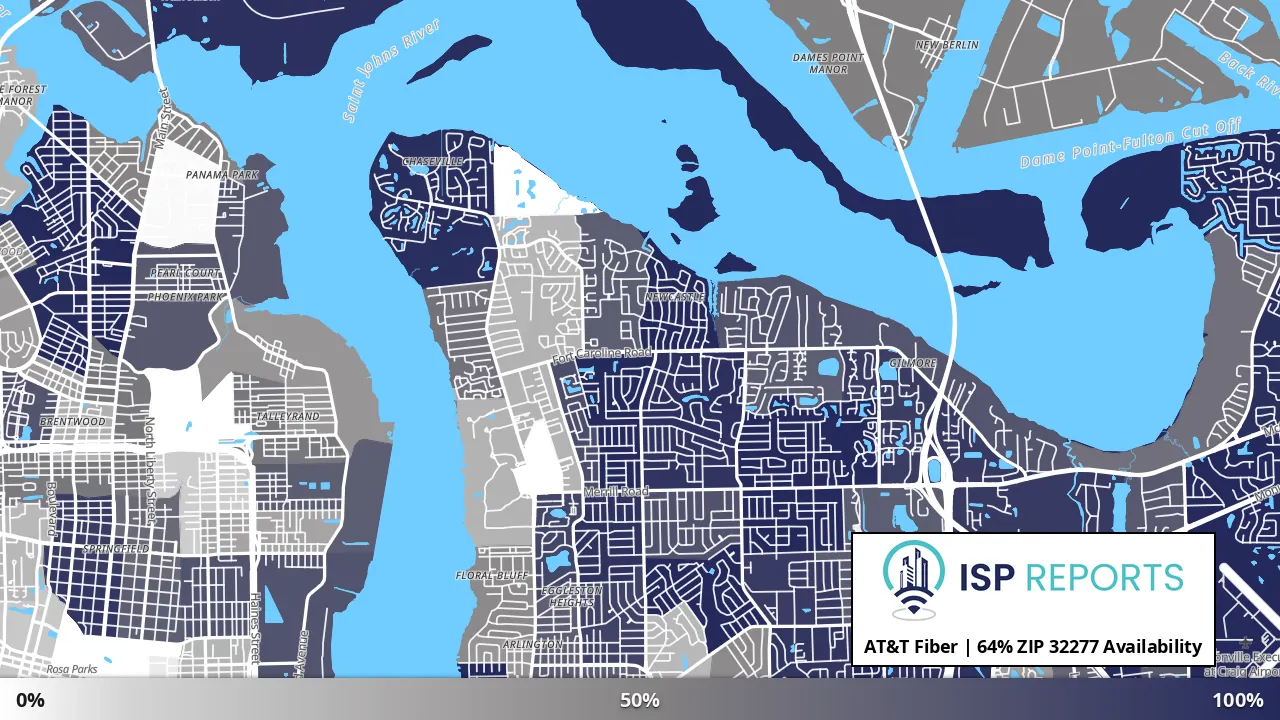 32277, FL map of internet availability