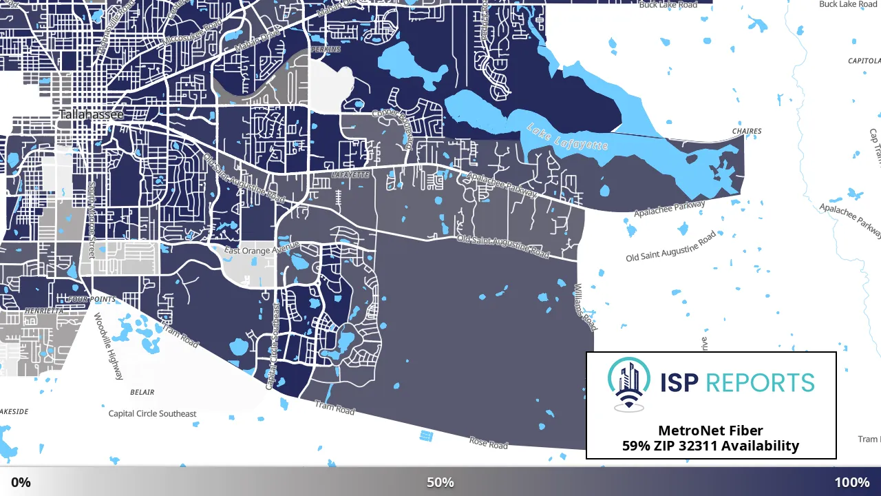 32311, FL map of internet availability