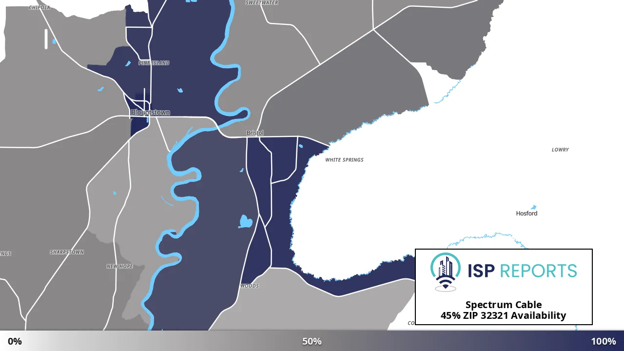 32321, FL map of internet availability