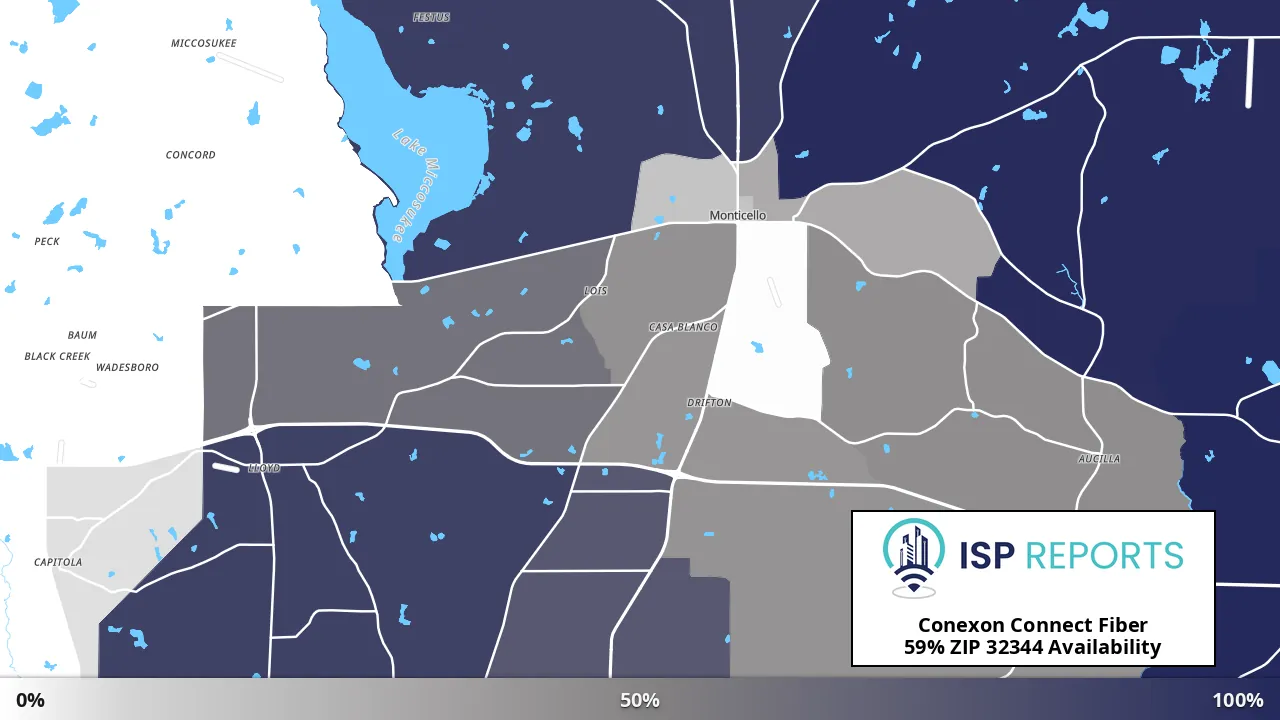 32344, FL map of internet availability