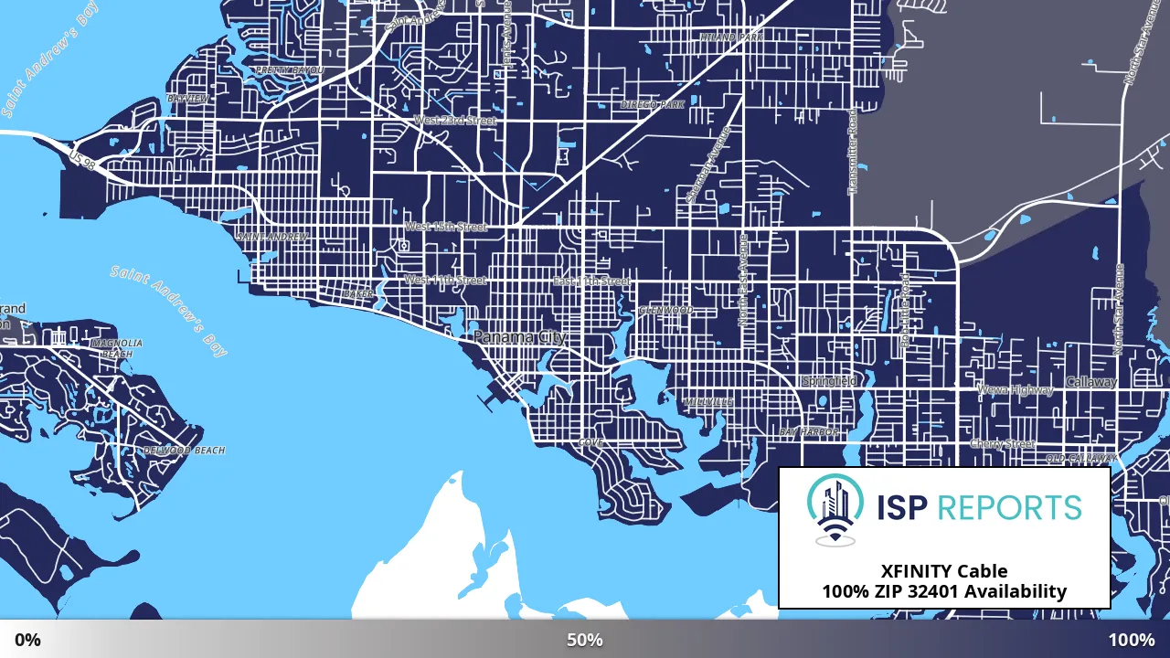 32401, FL map of internet availability