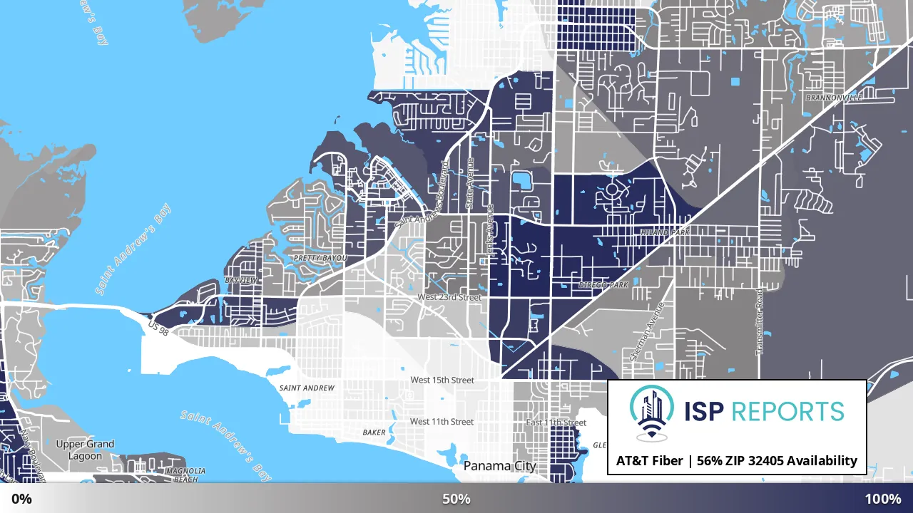 32405, FL map of internet availability
