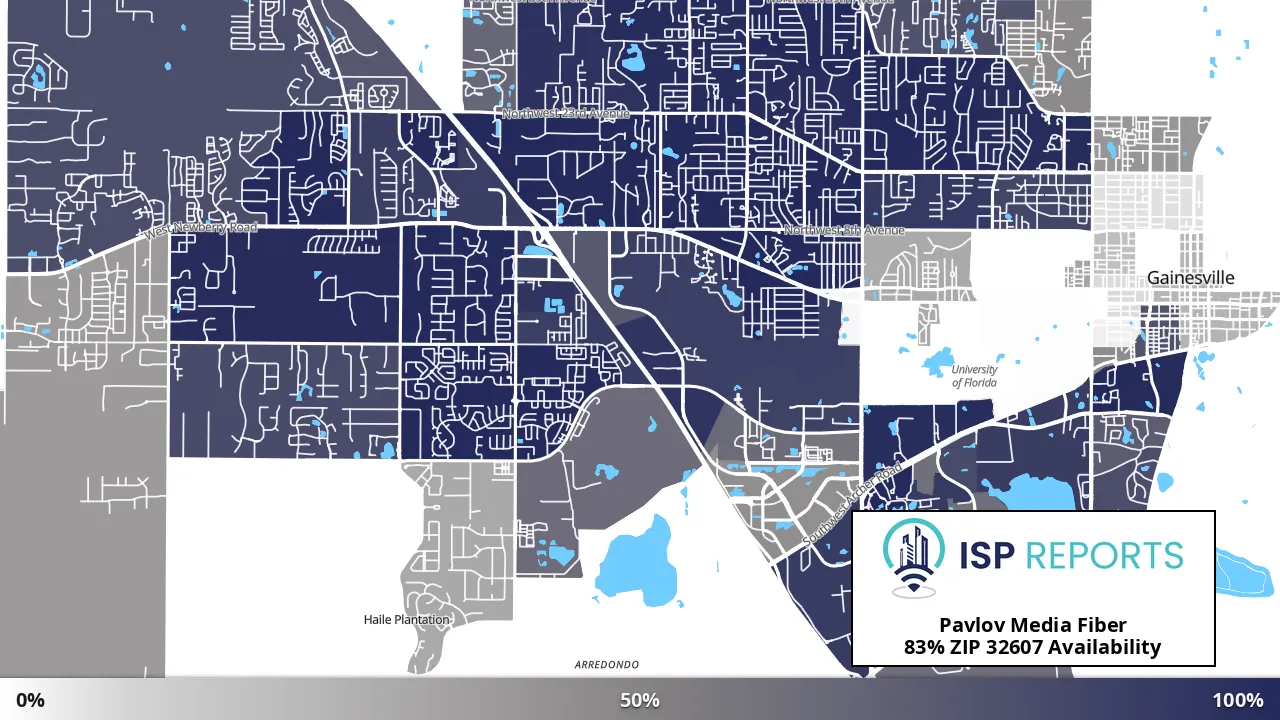 32607, FL map of internet availability