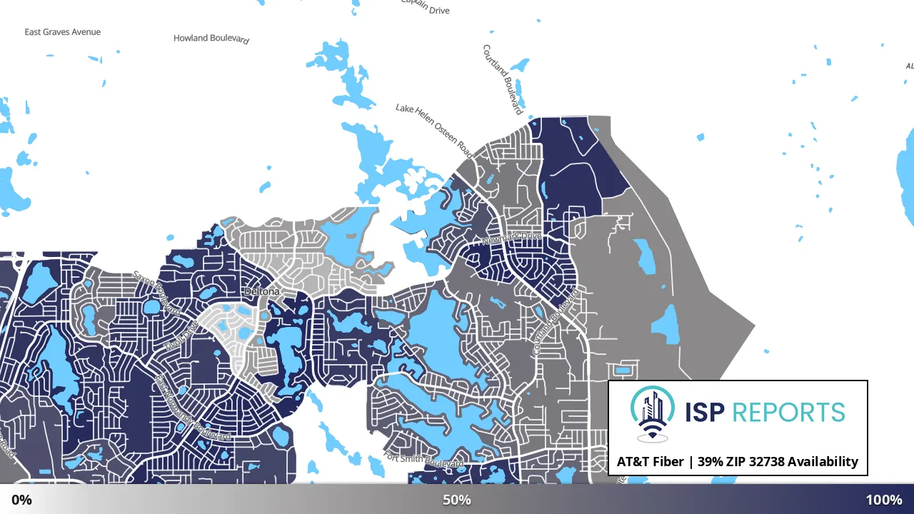 32738, FL map of internet availability