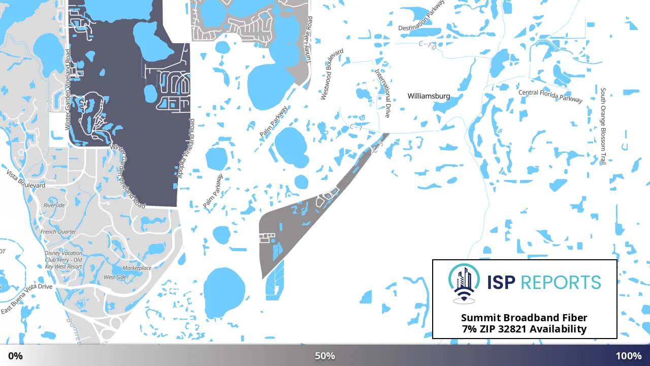 32821, FL map of internet availability