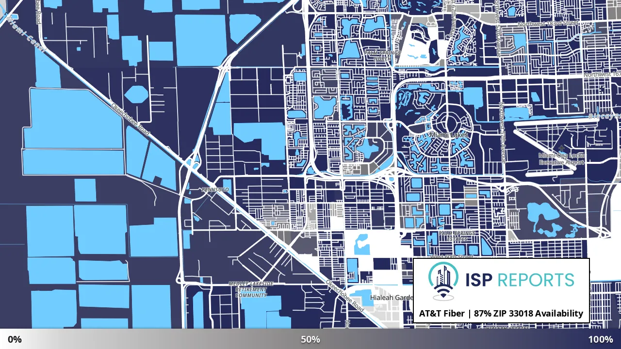 33018, FL map of internet availability