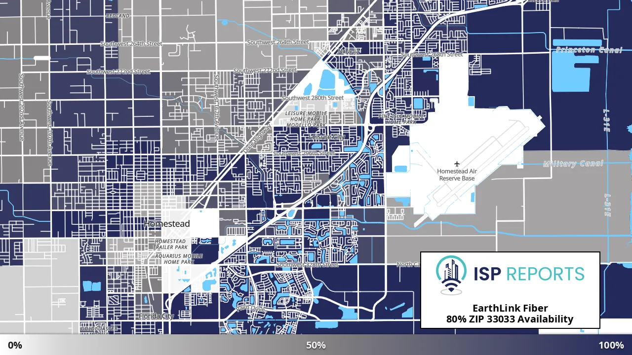 33033, FL map of internet availability