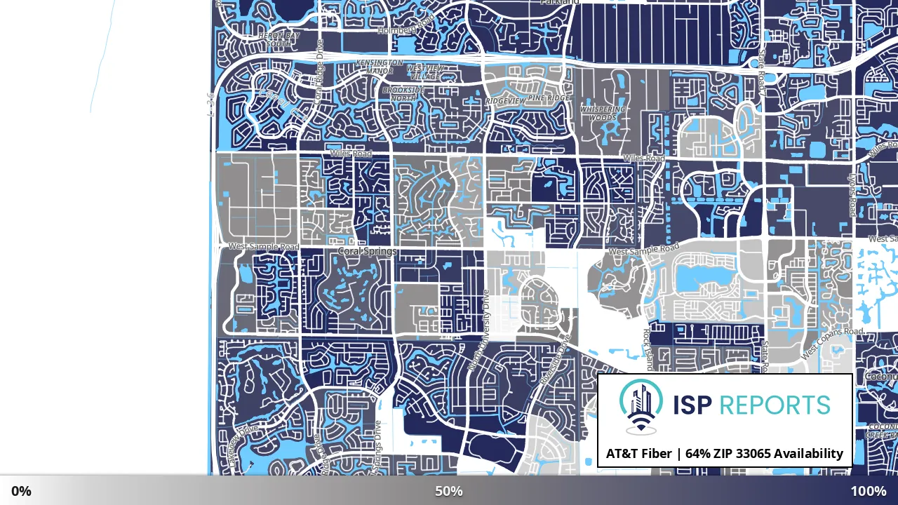 33065, FL map of internet availability