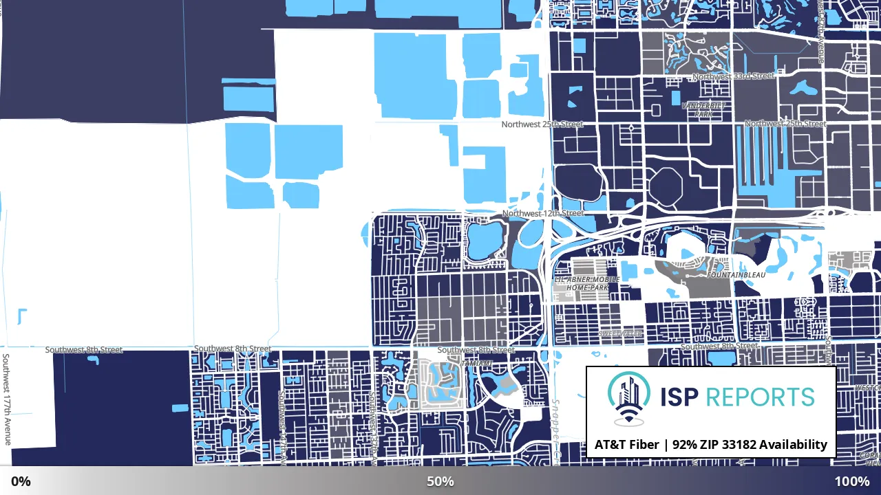 33182, FL map of internet availability