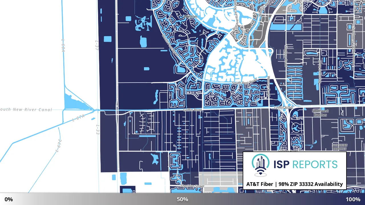33332, FL map of internet availability