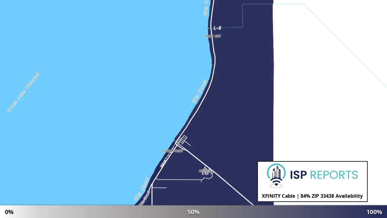 33438, FL map of internet availability