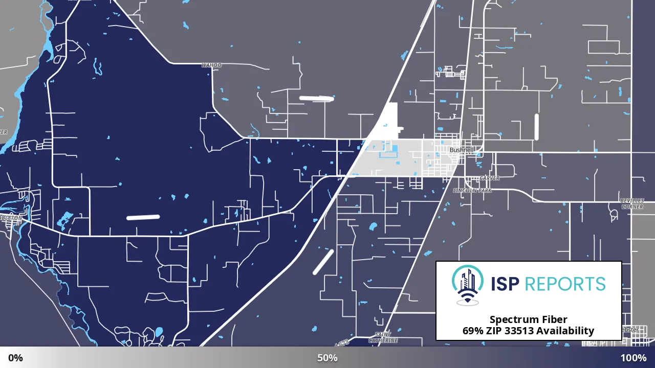 33513, FL map of internet availability
