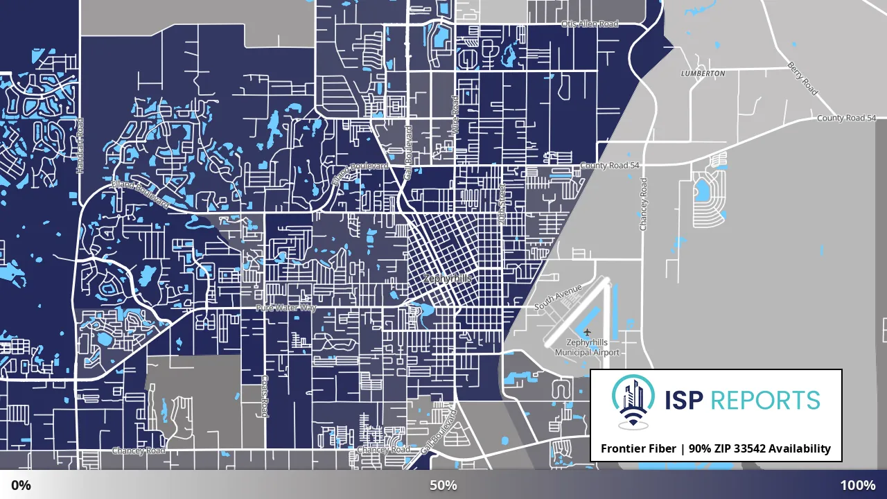 33542, FL map of internet availability