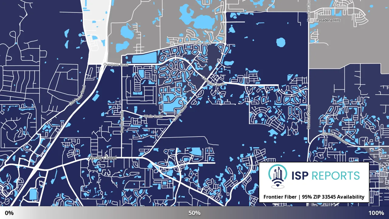 33545, FL map of internet availability