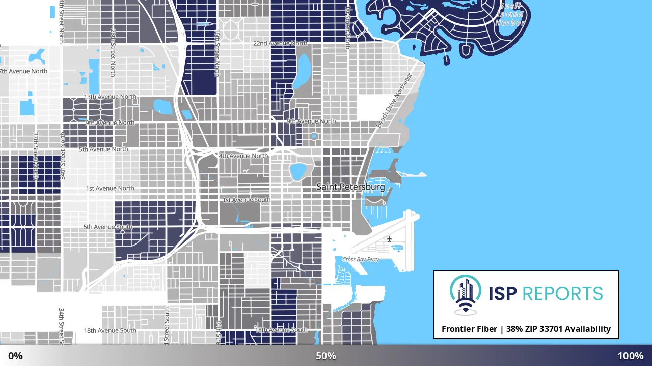 33701, FL map of internet availability