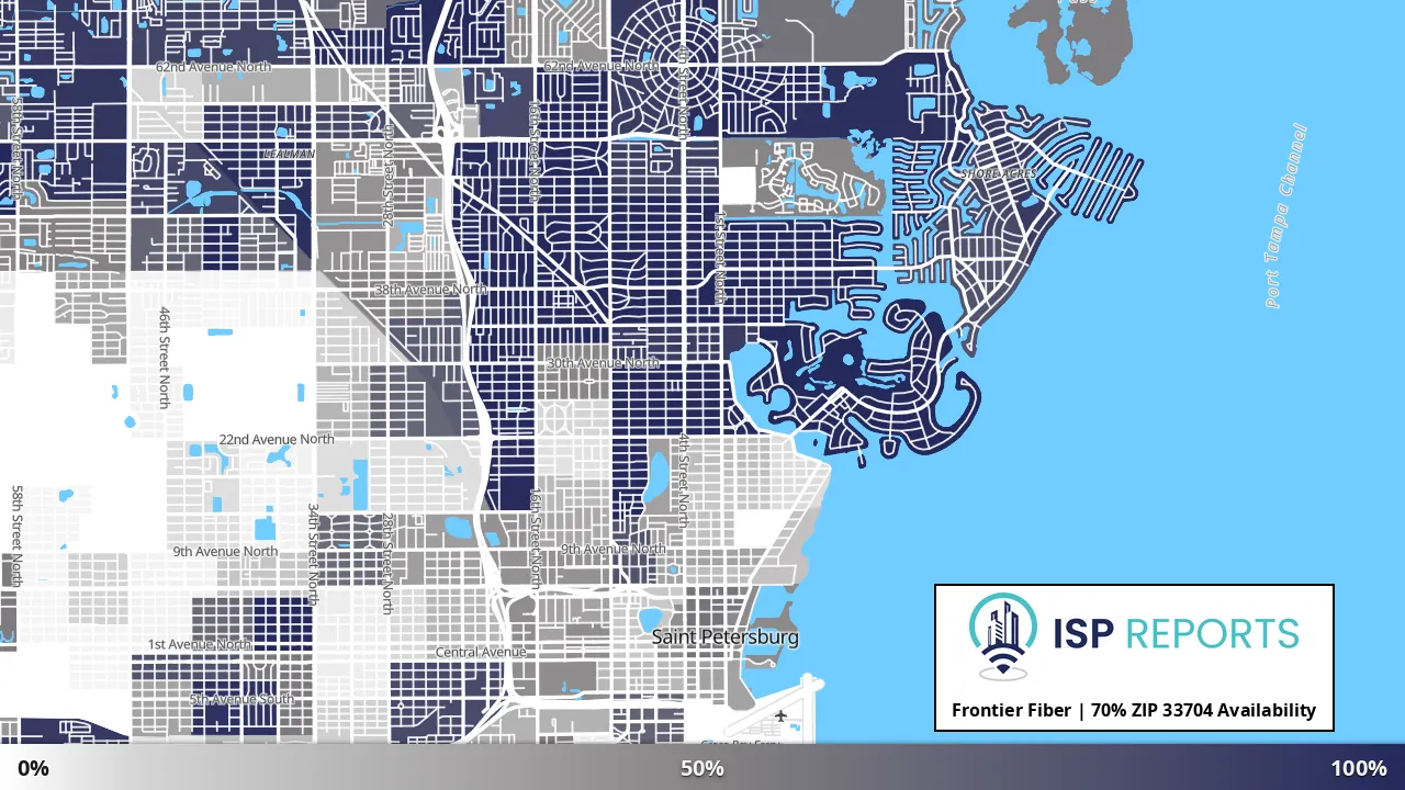 33704, FL map of internet availability