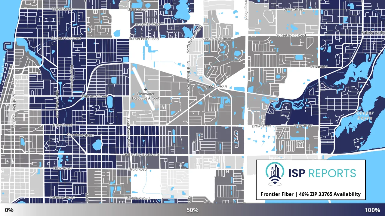 33765, FL map of internet availability