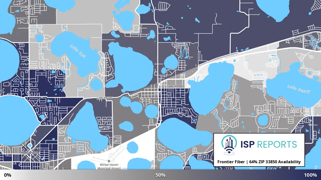 33850, FL map of internet availability