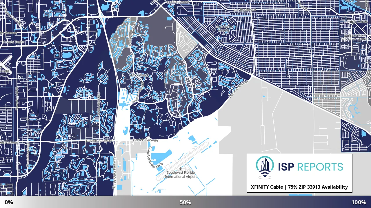 33913, FL map of internet availability