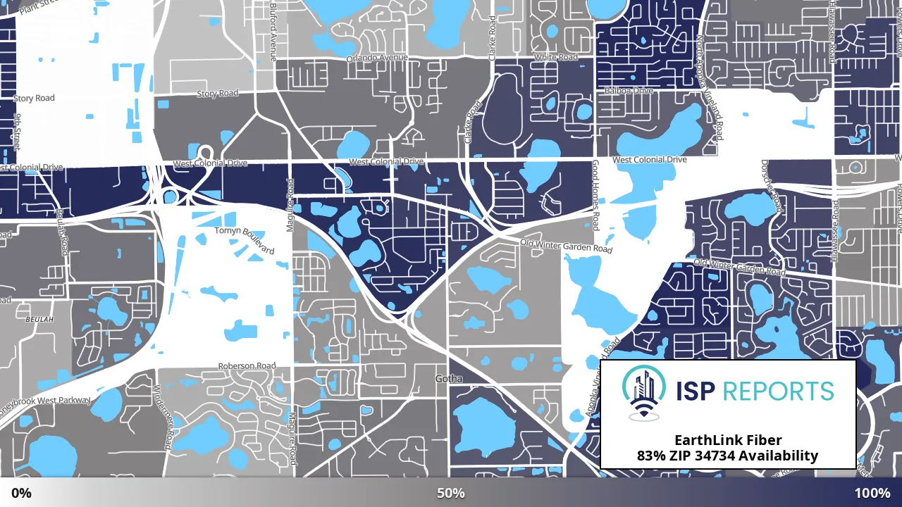 34734, FL map of internet availability