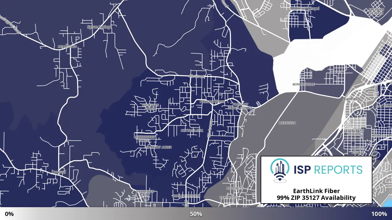35127, AL map of internet availability