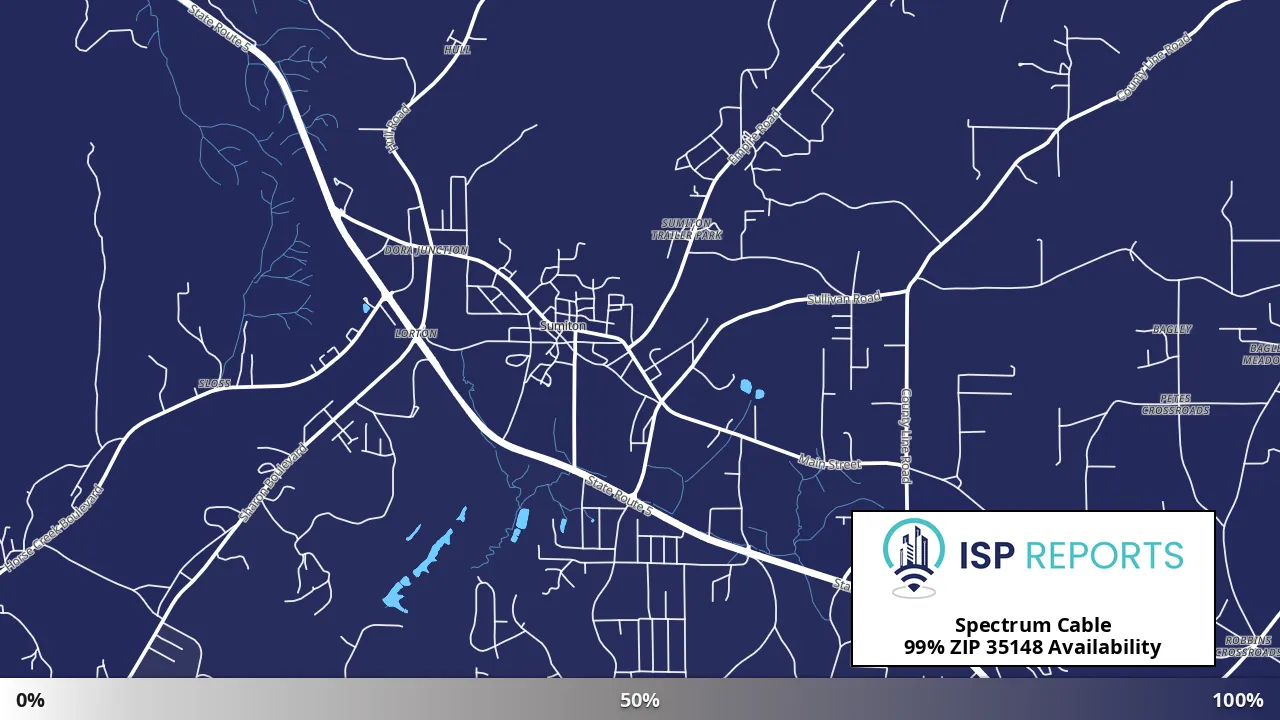 35148, AL map of internet availability