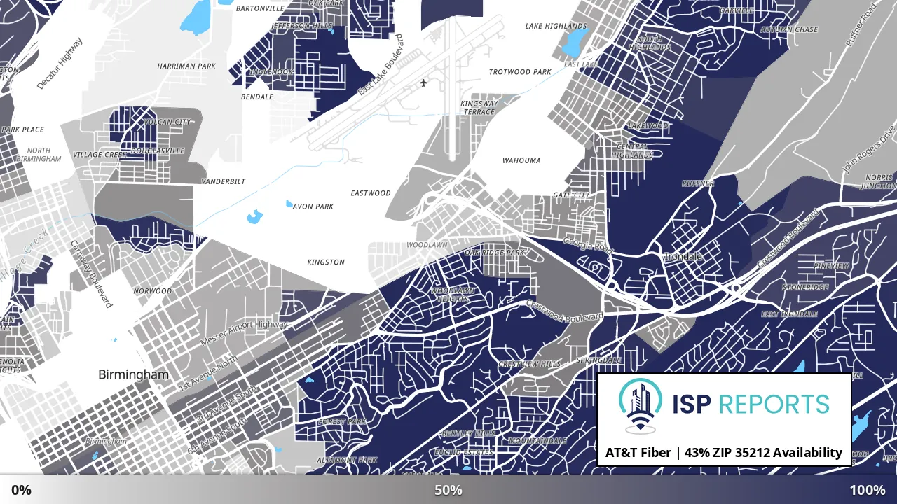 35212, AL map of internet availability