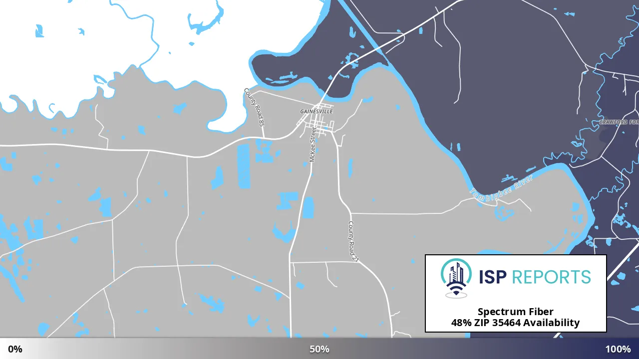 35464, AL map of internet availability
